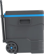 Duramax Trolley Icebox 45L with PU insulation handle for carrying and side handles for lifting.
