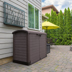 Duramax Garden storage shed, ensures storage space for any gardening tools, or decorations. 